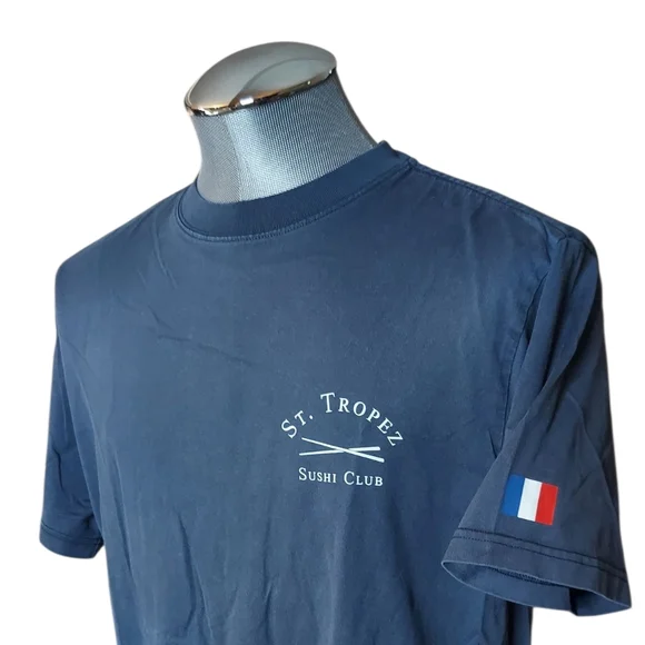 Stampd | St. Tropez Sushi Club | Flag Tee #2 | **SOLD OUT**| Nobu Matsuhisa - Picture 1 of 14